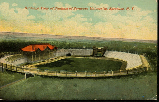 1930's Postcard Syracuse University Stadium Syracuse, NY 176182