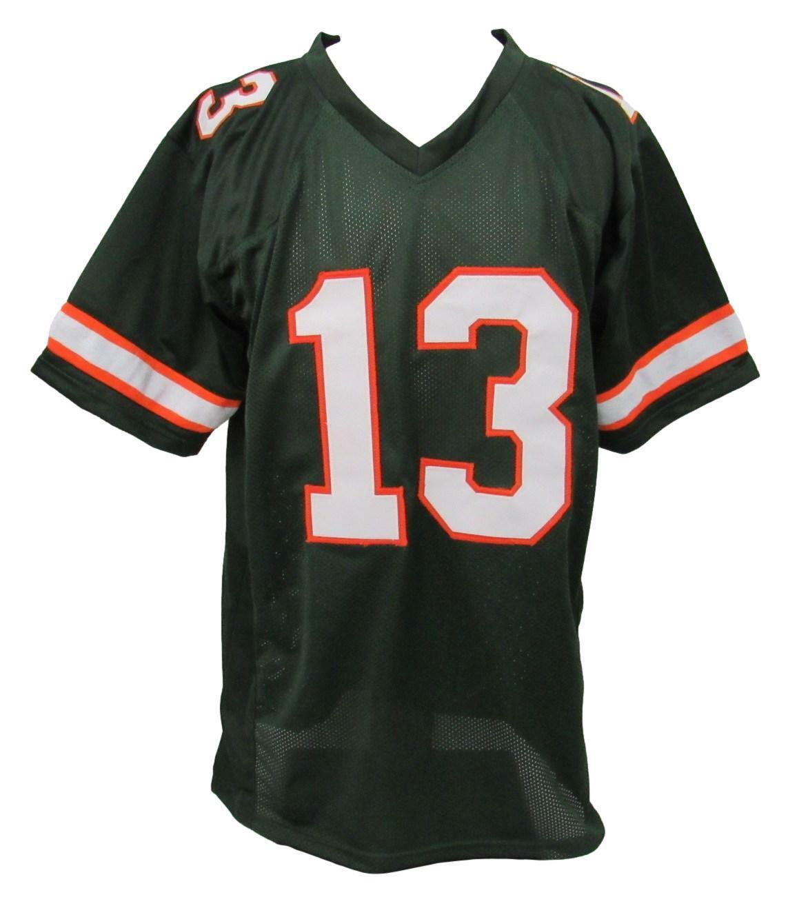 Gino Torretta Signed/Autographed Miami Hurricanes Custom Jersey Beckett 159717