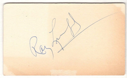 Ray Lumpp Signed/Autographed 3x5 Vintage Index Card 'Olympic BKB d.2015 129901