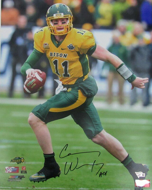 Carson Wentz North Dakota State Signed/Autographed 16x20 Photo Fanatics 144256