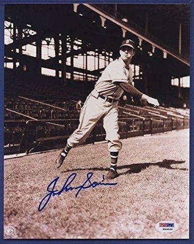 Johnny Sain Braves Auto/Signed 8x10 Photo PSA/DNA 132858