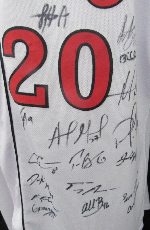 Rochester Red Wings 2022 Team Autographed by 27 Wilson Baseball Jersey 180854