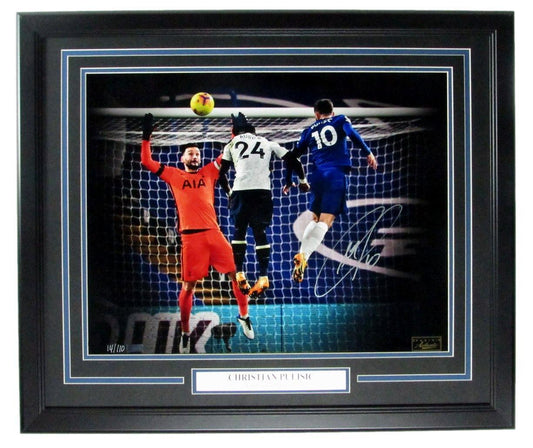 Christian Pulisic Chelsea Football Club Autographed 16x20 Photo Framed Panini