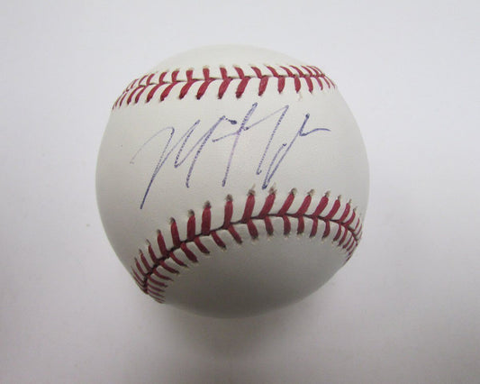 Michael Taylor White Sox/A's Signed/Autographed OML Baseball 139370