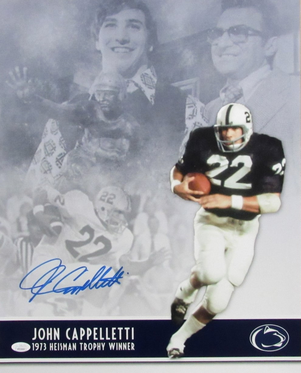 John Cappelletti Autographed/Inscribed 16x20 Photo Penn State JSA 184750