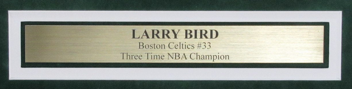 Larry Bird HOF Signed/Auto 16x20 Photo Boston Celtics Framed JSA 189439