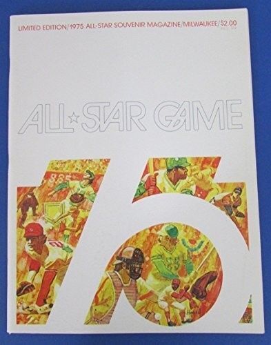 1975 MLB Major League Baseball All Star Game Program Milwaukee Brewers 125040