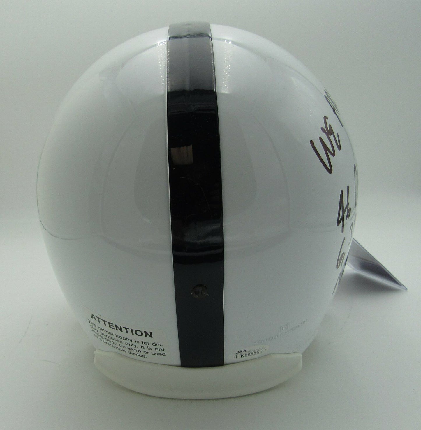 Matt McGloin "We are...Never Quit!!" Autographed Full Size PSU Helmet JSA 133277