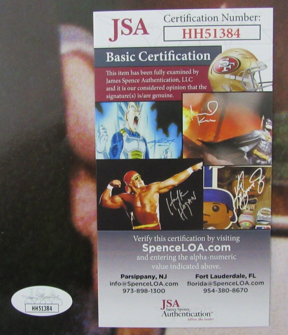 James Buster Douglas Boxing Signed 11x31 Fold-out Mag Poster JSA 151009