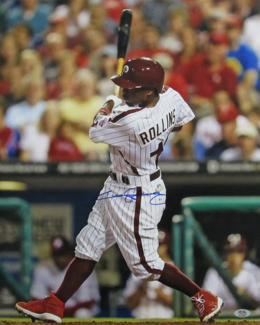 Jimmy Rollins Philadelphia Phillies Signed/Autographed 16x20 Photo PSA 192101