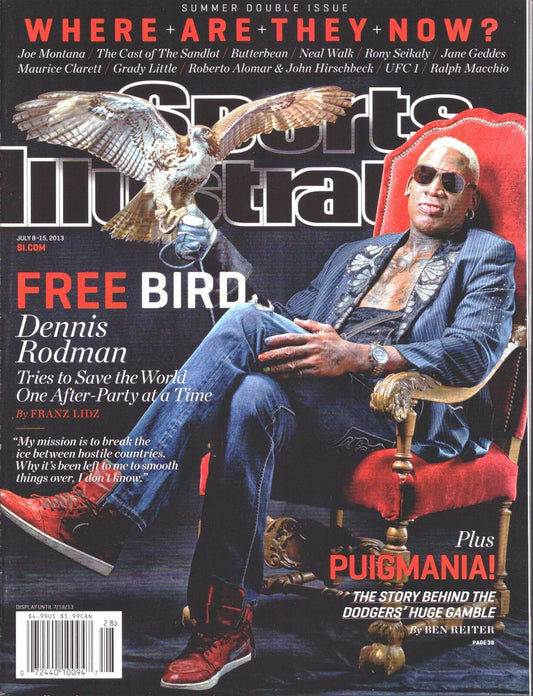 Dennis Rodman 2013 Sports Illustrated Magazine 7/8/13 NO LABEL  151922