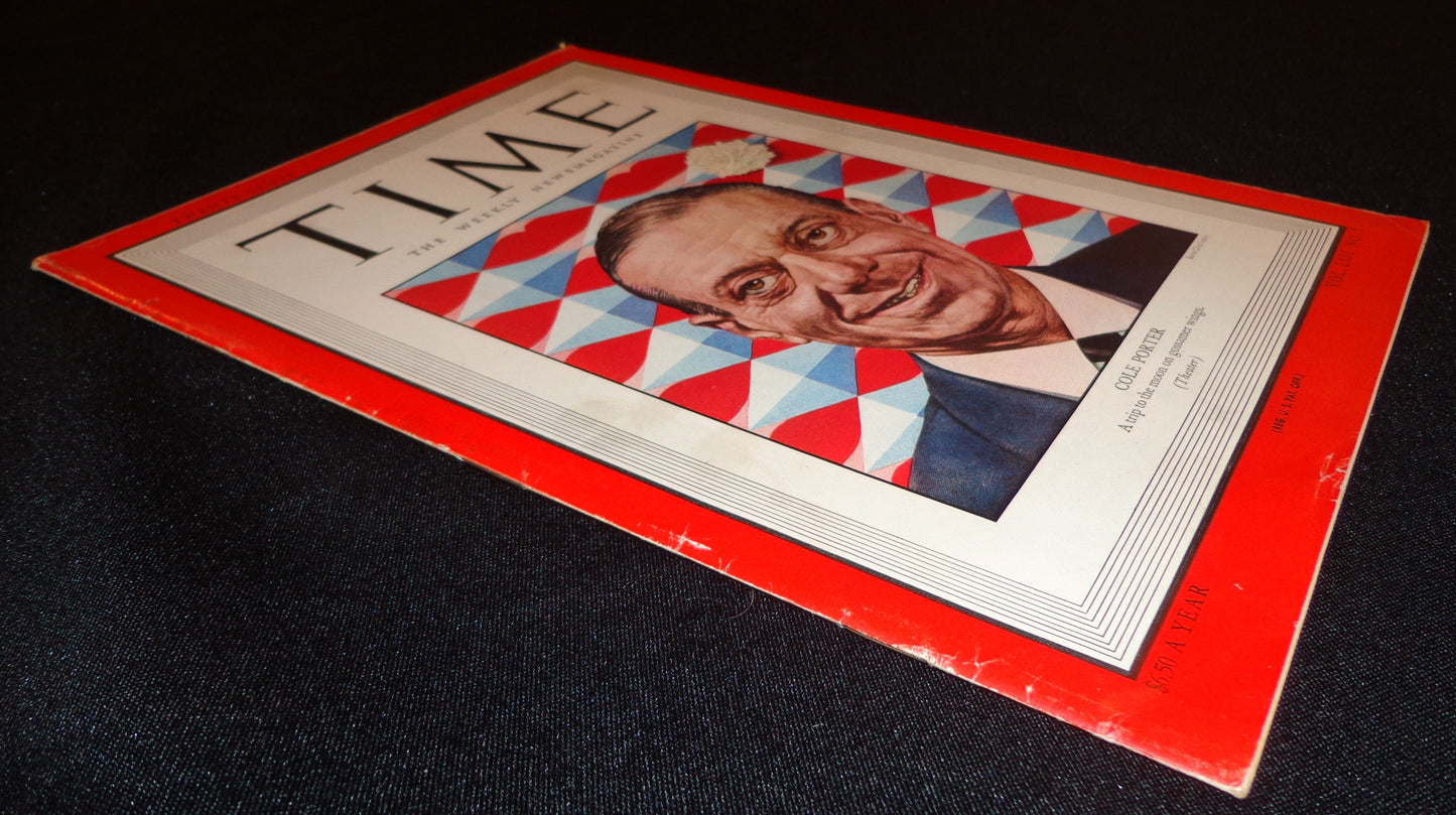 Time Magazine Vol LIII No 5 January 31, 1949 Cole Porter 183496