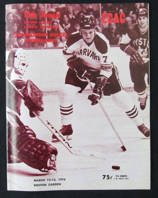 1976 ECAC Ice Hockey Championship Tournament Program 176219