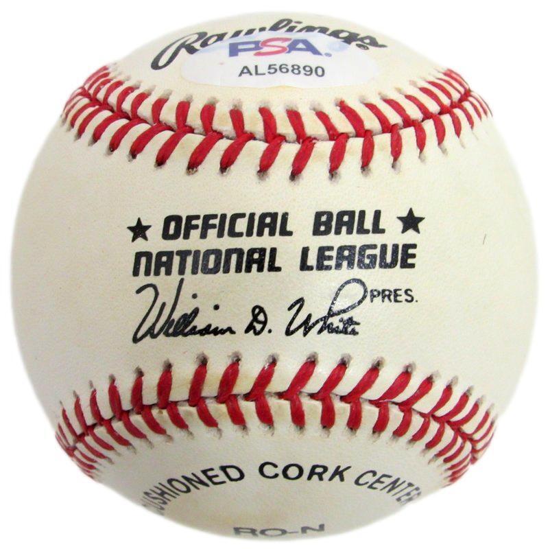 Artie Wilson Signed ONL Baseball Negro League Birmingham Black Barons PSA/DNA