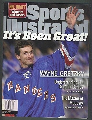 4/26/1999 Sports Illustrated SI NO LABEL Wayne Gretzky Retires Rangers Oilers