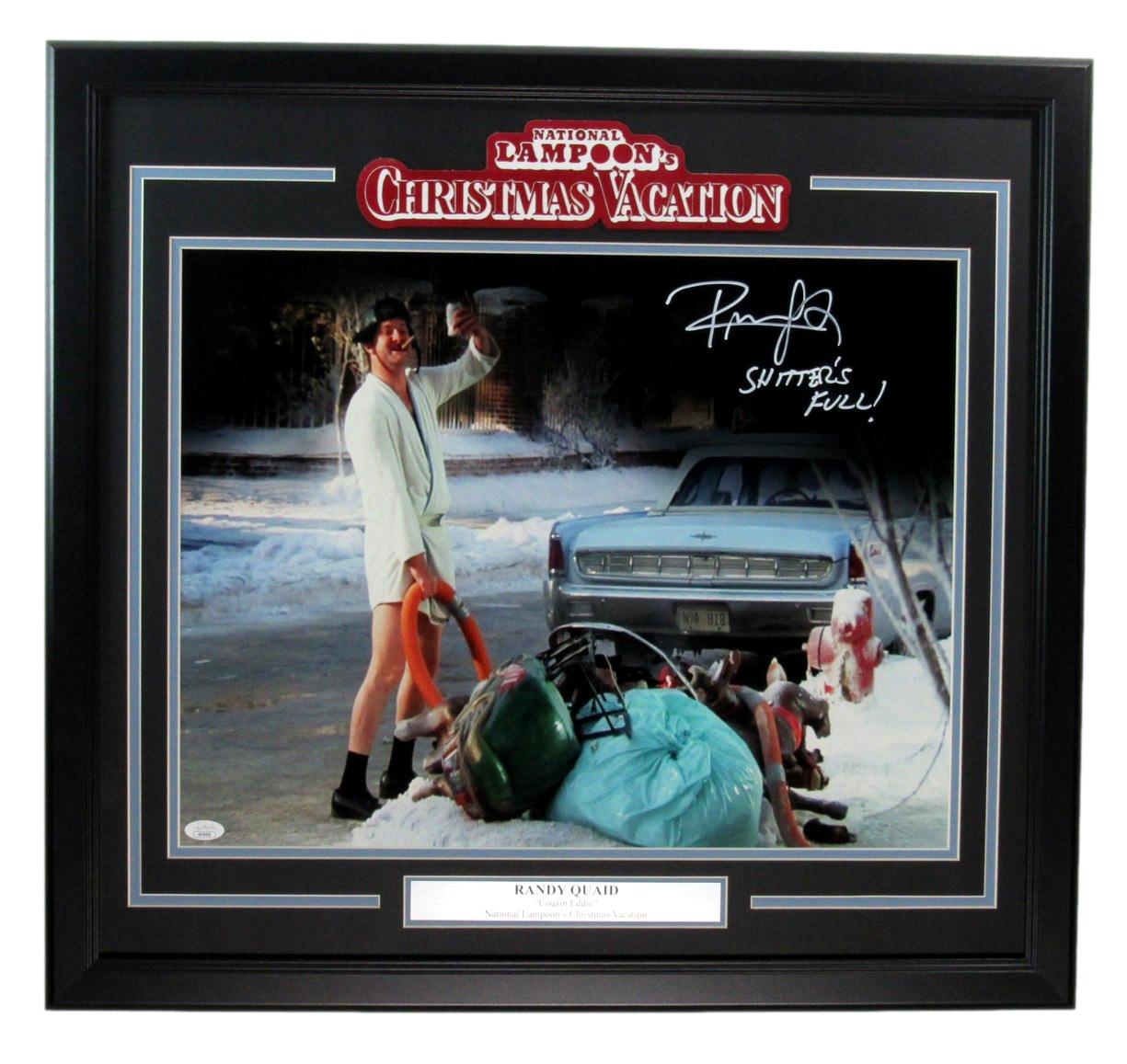 Randy Quaid Signed/Inscribed 16x20 Photo "Christmas Vacation" Framed JSA 189911