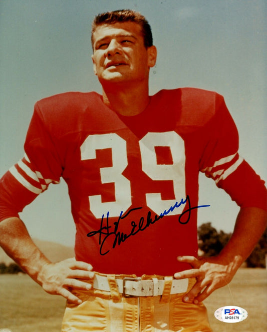 Hugh McElhenny 49ers HOF Signed/Autographed 8x10 Photo PSA/DNA 154460