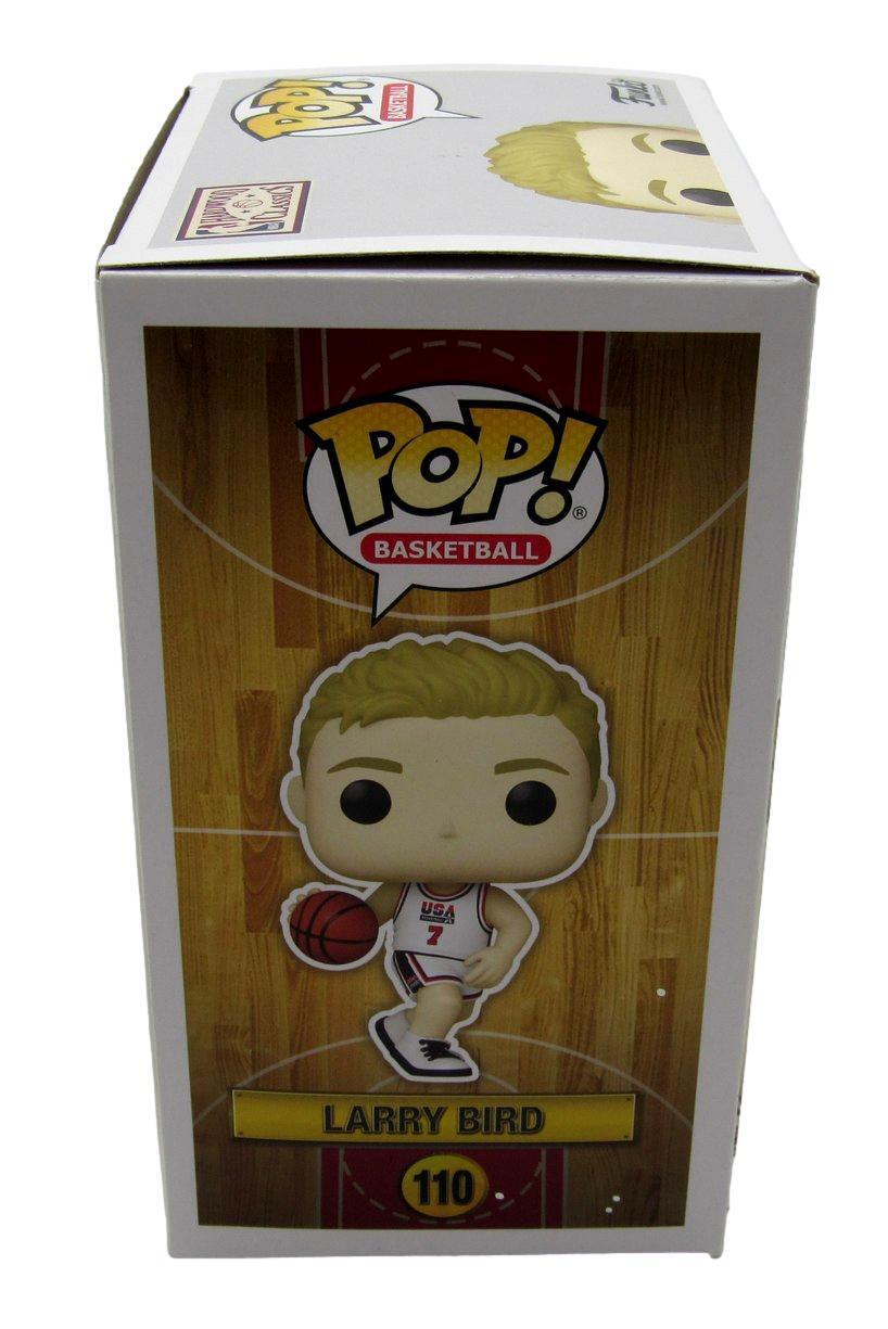 Larry Bird HOF Autographed Funko Pop! Figurine #110 Celtics PSA/DNA 179138