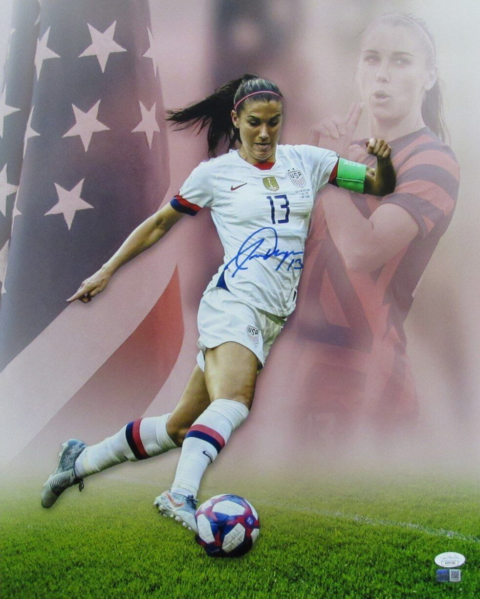 Alex Morgan US Women's Soccer Signed/Autographed 16x20 Photo JSA