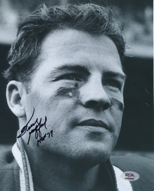 Frank Gifford HOF Signed/Inscribed 8x10 Magazine Photo Giants PSA/DNA 188126
