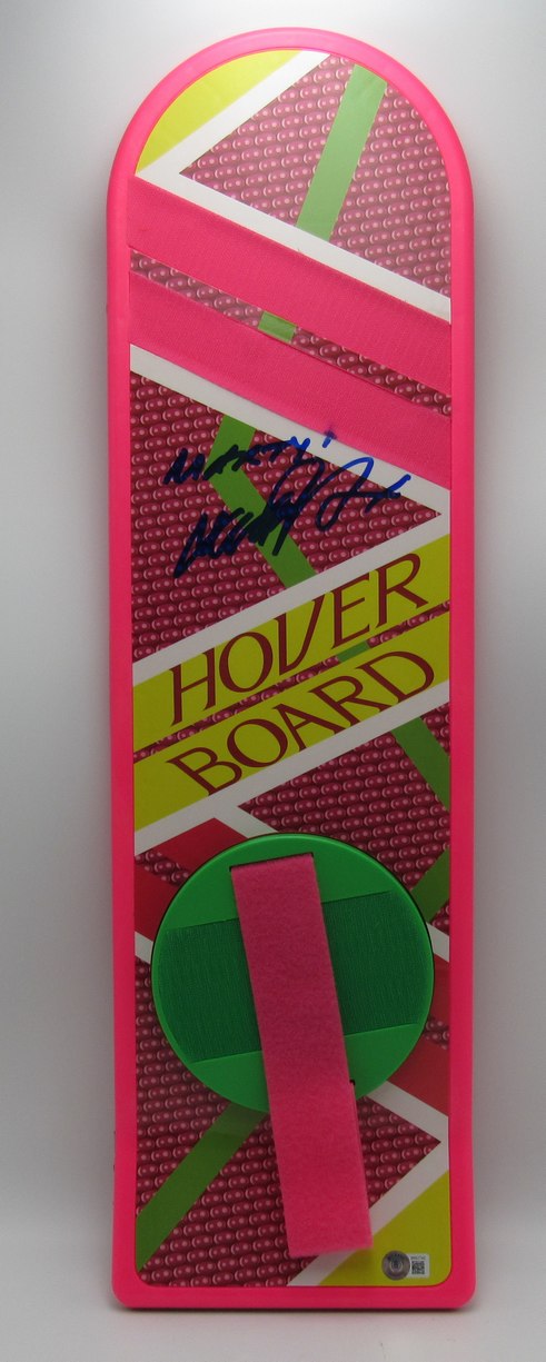 Michael J Fox Autographed/Inscribed "Back to the Future" Hoverboard Beckett 4207