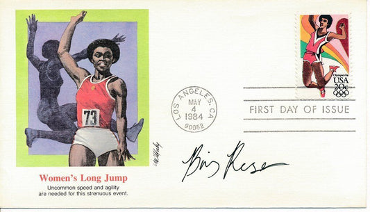 Britney Reese USA Olympic Long Jumper Signed/Autographed First Day Cover 139919