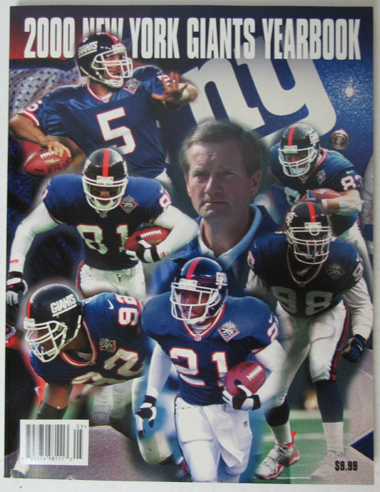 2000 New York Giants Official Yearbook 145080