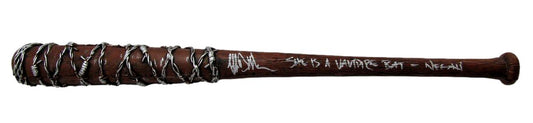 Jeffrey Dean Morgan Negan Signed Lucille Replica Bat "The Walking Dead" JSA 9433