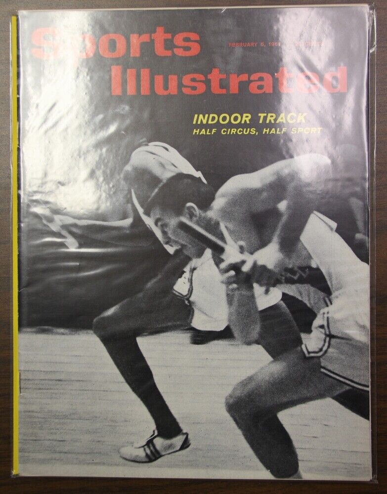 Indoor Track 1961 Sports Illustrated Magazine No Label Newsstand Issue 122724