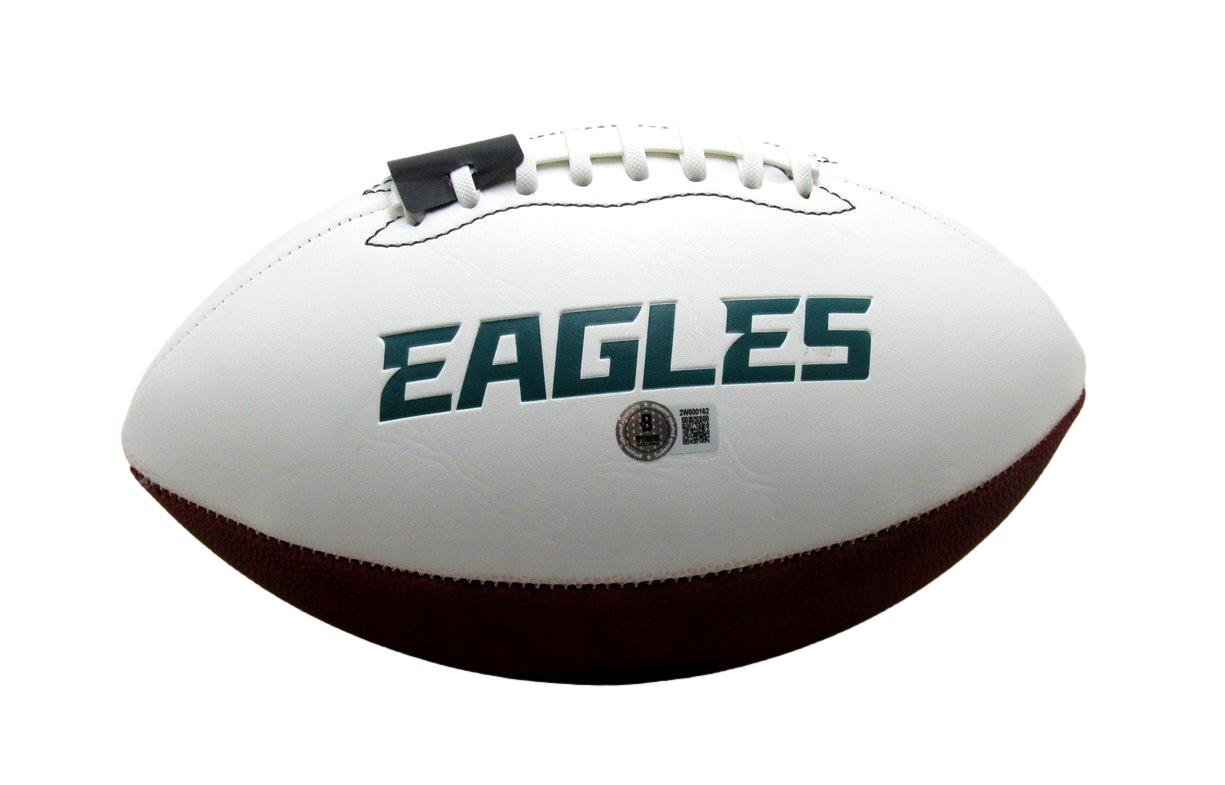 Brian Westbrook Signed/Inscribed Eagles Logo Football Beckett 193091