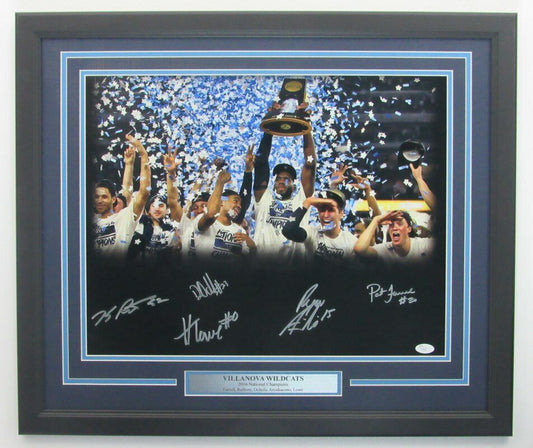 2016 Champs Villanova Multi-Signed 16x20 Autographed  5 Photo Framed JSA 141828