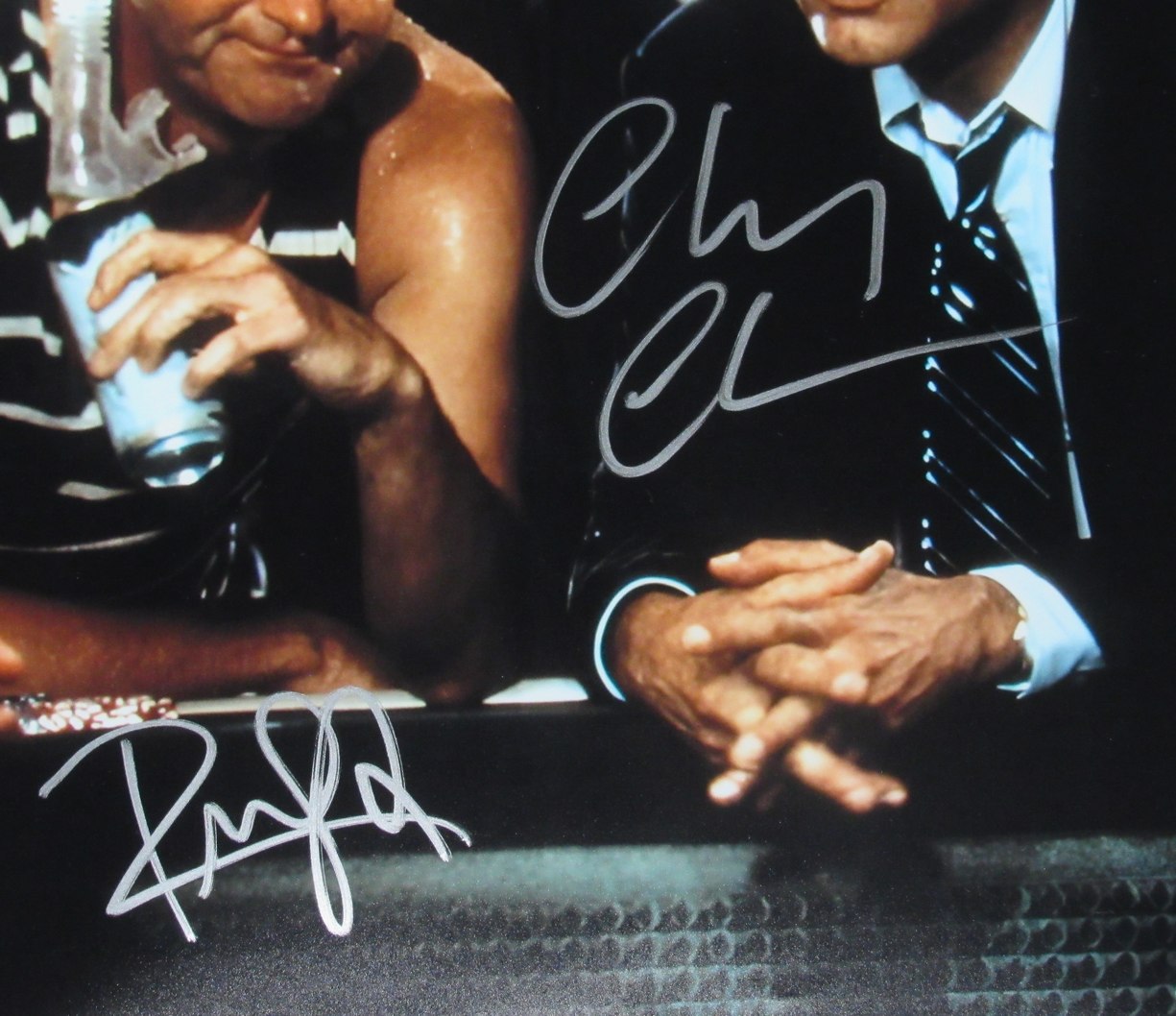 Randy Quaid/Chevy Chase Dual-Signed 16x20 Photo Vegas Vacation Framed JSA 193341