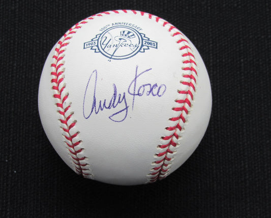 Andy Kosco Signed/Auto Yankees 100th OML Baseball JSA 186600