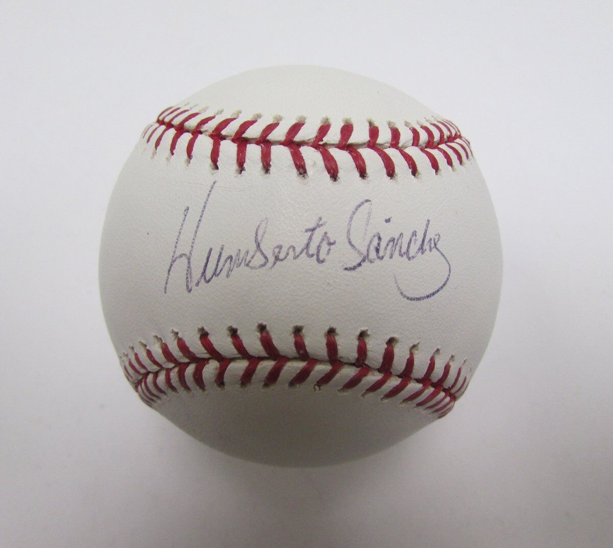 Humberto Sanchez Signed/Autographed OML Baseball 139591