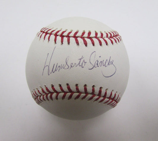 Humberto Sanchez Signed/Autographed OML Baseball 139591