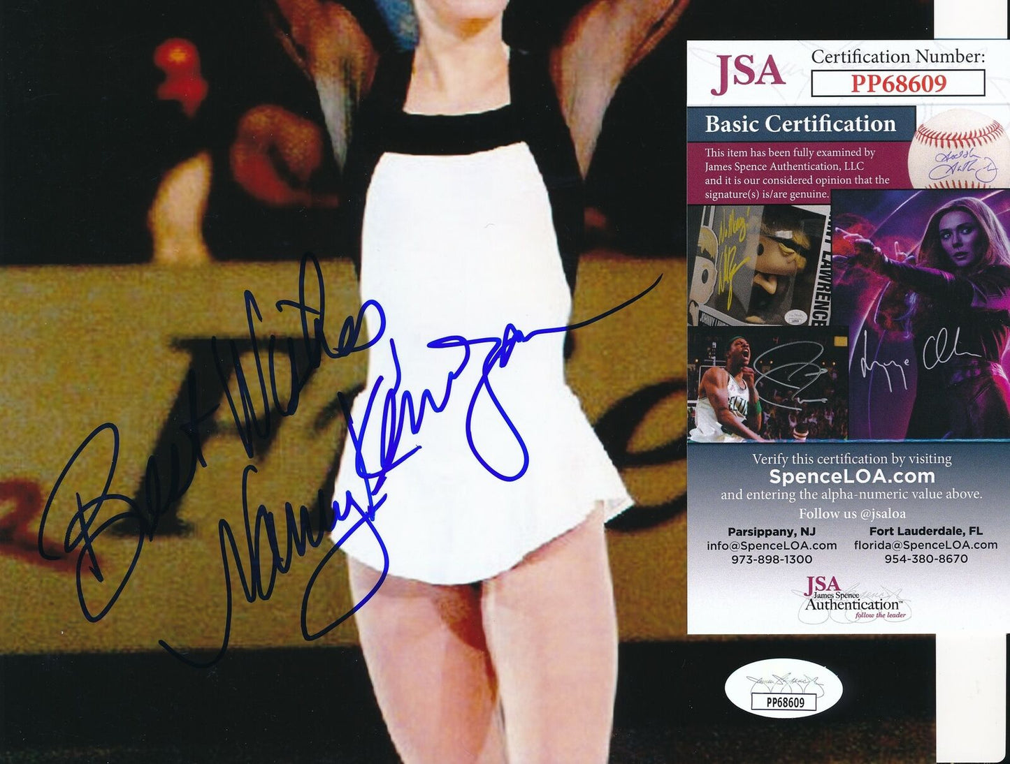 Nancy Kerrigan Olympic Skating Champ Signed/Auto 8x10 Photo JSA 163238