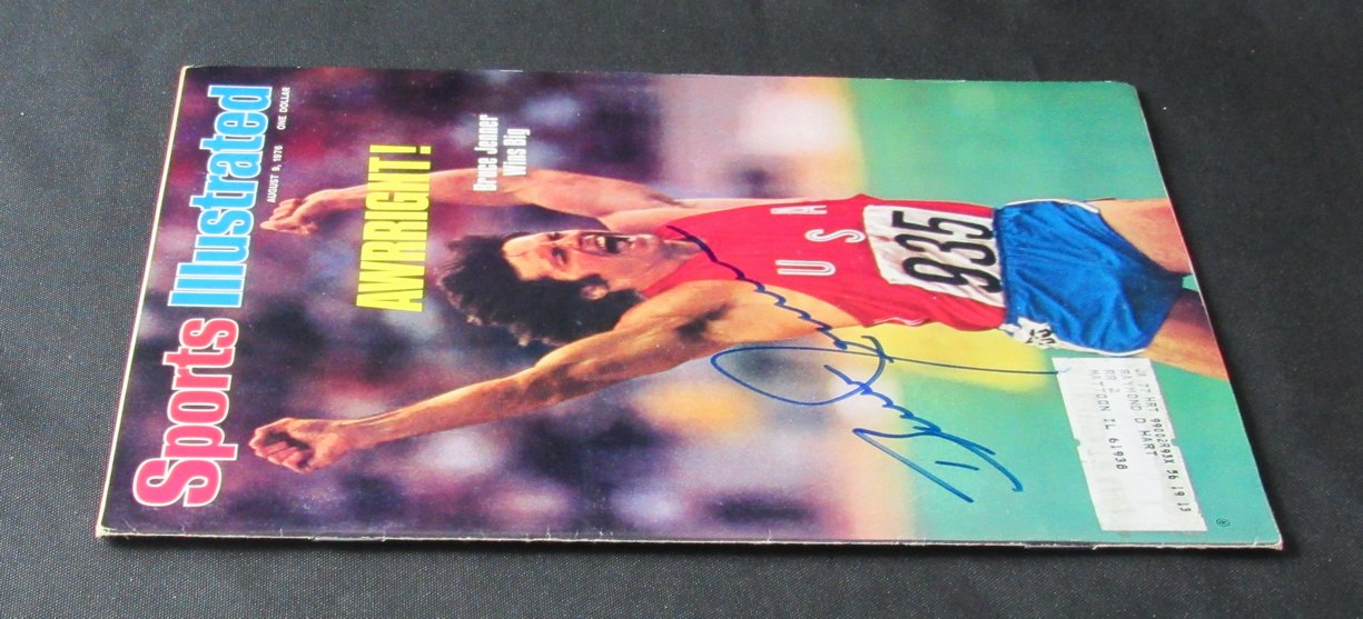 Bruce Jenner Signed/Auto 8/9/76 Sports Illustrated Magazine Olympics JSA 187280