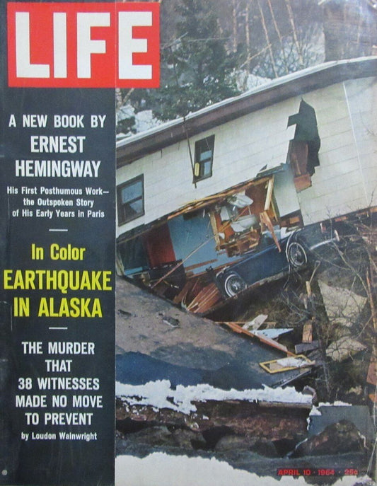 Vintage LIFE Magazine April 10, 1964 - Earthquake in Alaska 164740