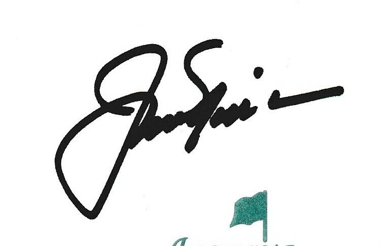 Jack Nicklaus Masters Signed/Autographed Augusta Score Card PSA/DNA 165475