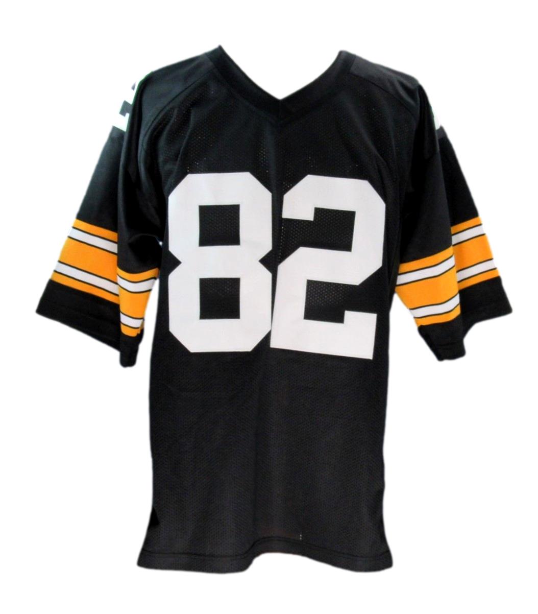 John Stallworth Steelers Signed Black Jersey JSA 130563