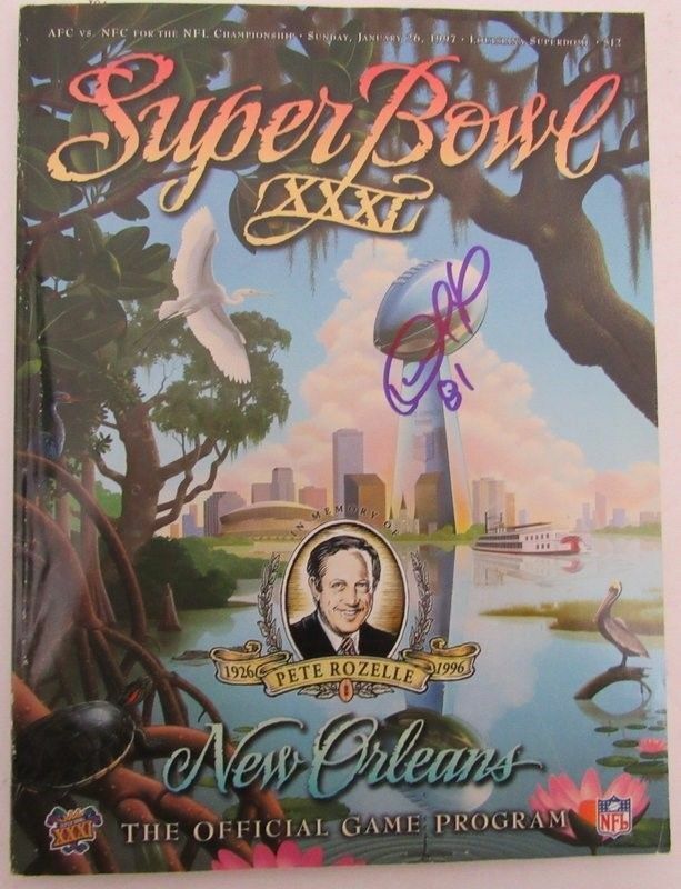 Desmond Howard Signed  Super Bowl XXXI Game Program MVP Packers JSA 129541