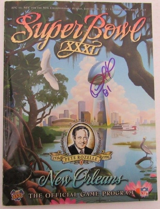 Desmond Howard Signed  Super Bowl XXXI Game Program MVP Packers JSA 129541