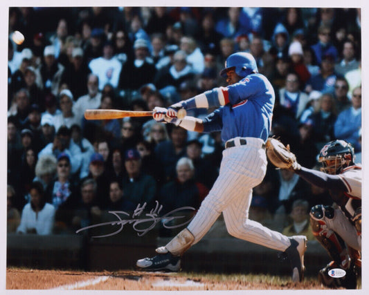 Sammy Sosa Chicago Cubs Signed/Autographed 16x20 Photo Beckett 161600
