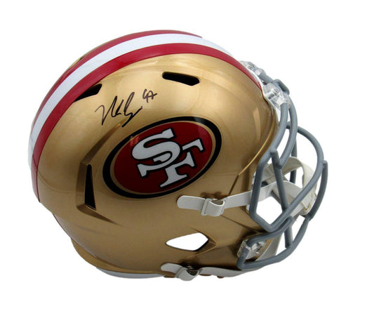 Nick Bosa Signed/Autographed 49ers Speed Full Size Replica Helmet Beckett 167558