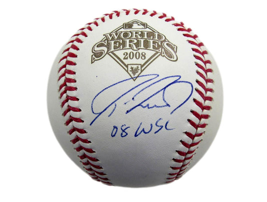 Jason Werth Signed/Inscribed 2008 World Series Baseball Phillies JSA 191276