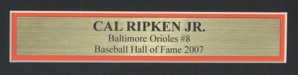 Cal Ripken Jr. HOF Baltimore Orioles Signed/Auto 8x10 Photo Framed Ripken 165246