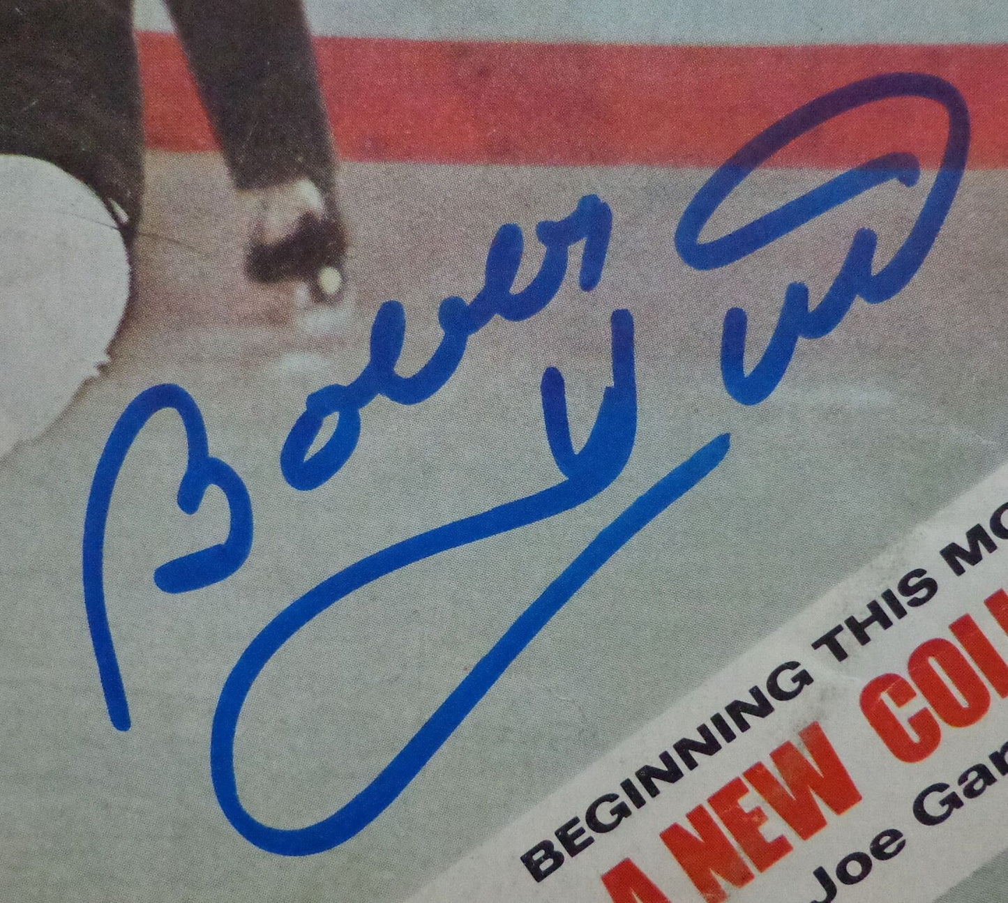 Bobby Hull HOF Autographed April 1968 SPORT Magazine Chicago Black Hawks JSA