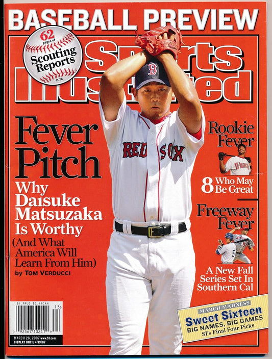 March 26, 2007 Daisuke Matsuzaka Sports Illustrated NO LABEL Newsstand Red Sox