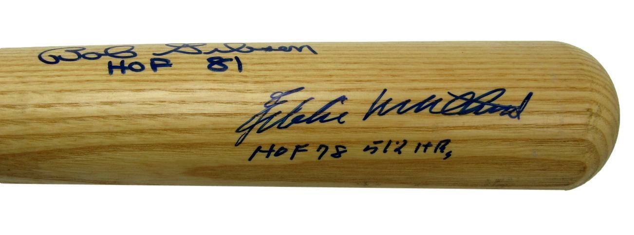 Bob Gibson HOF Cardinals Signed/Inscr Louisville Slugger Baseball Bat JSA 160654