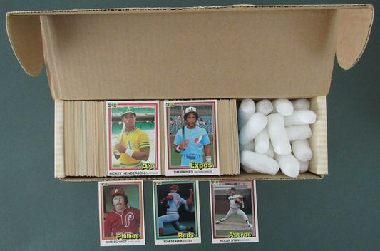 1981 Donruss MLB Baseball Complete Card Set (Schmidt, Seaver, Henderson) 163783